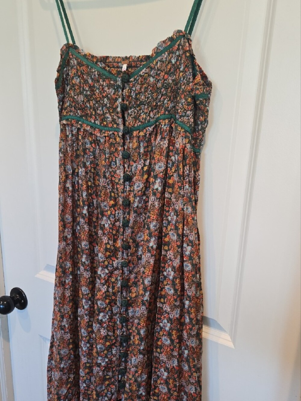 FREE PEOPLE Molli Jo Button Front Maxi Dress - Picture 3 of 10